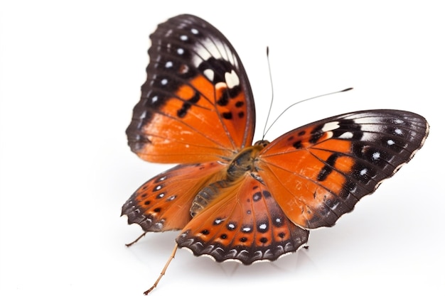 Butterfly Isolated on White Background Generative AI