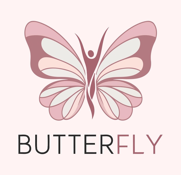 butterfly logo design