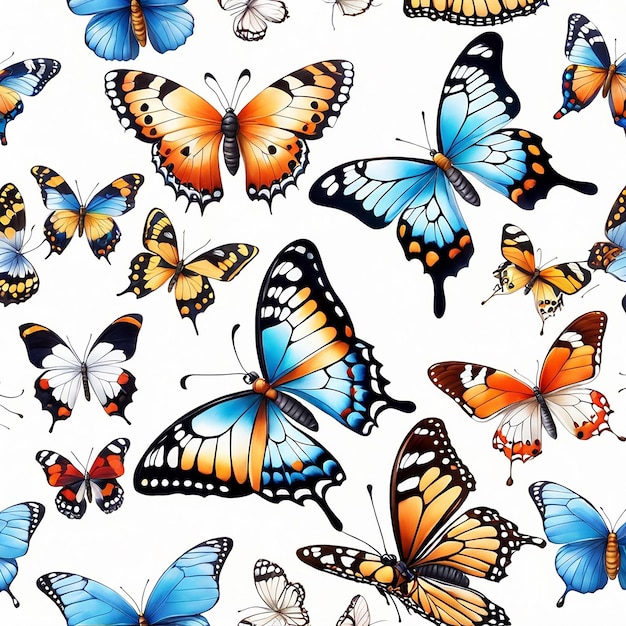 butterfly pattern background