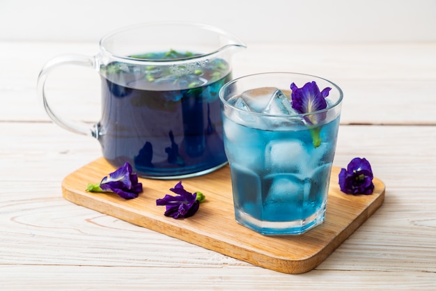 butterfly pea juice