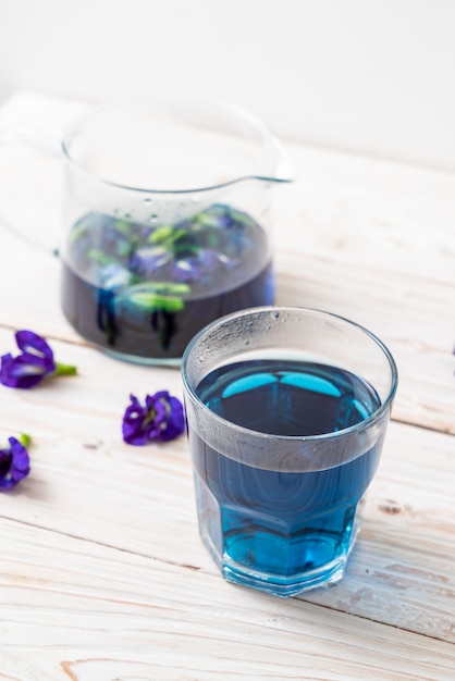 butterfly pea juice