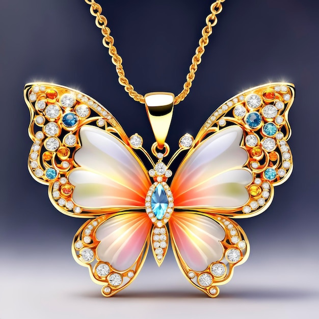 Butterfly Pendant Design