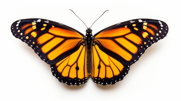 Butterfly Perched on Yellow Flower