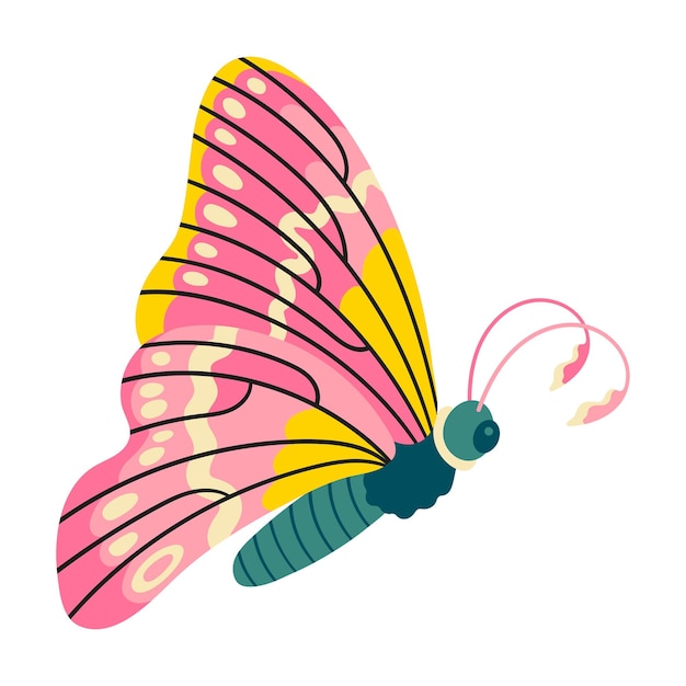 バタフライ png スティッカー 自然のイラスト 透明な背景