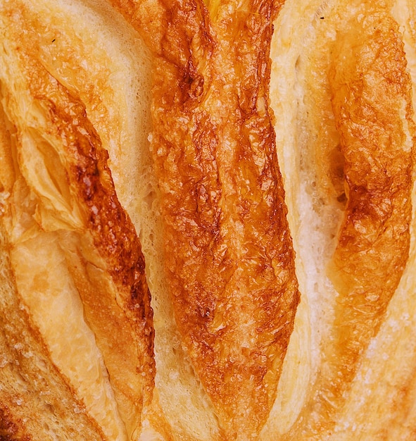 Butterfly puff pastry or palmier cookie