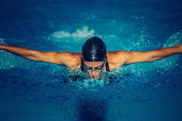 Butterfly swimmer