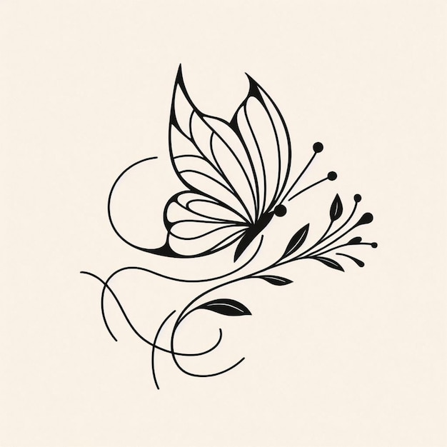 butterfly tattoo design