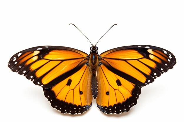 Photo a butterfly that is on a white background