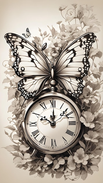 butterfly time background