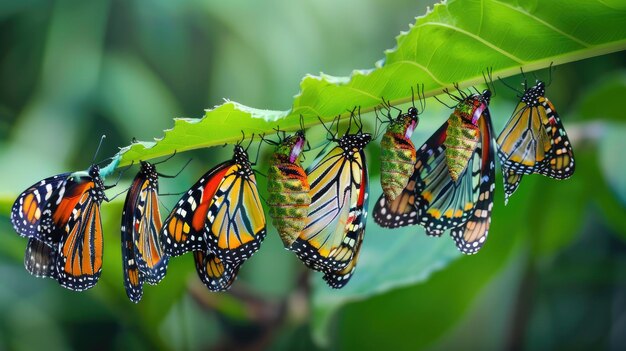 Photo butterfly transformation generative ai