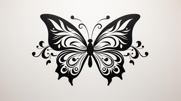 butterfly vector art illustration