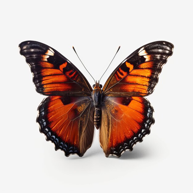 Photo butterfly very hight quality isolated background white ai generated illustration