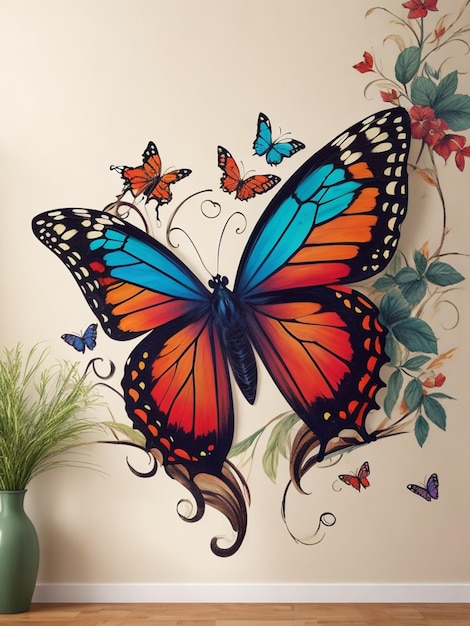 butterfly wall decoration