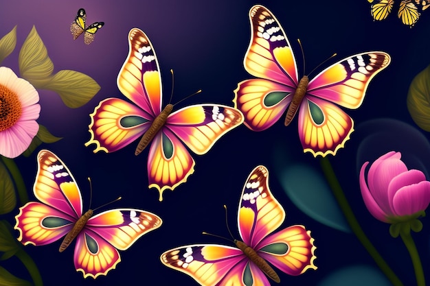 A butterfly wallpapers free download