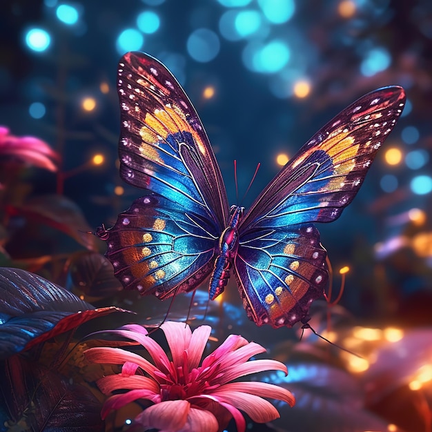 Beautiful butterfly background Royalty Free Vector Image