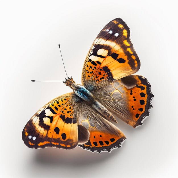 Butterfly on a white background Generative AI