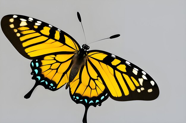 Photo butterfly on a white background