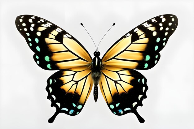 butterfly on a white background