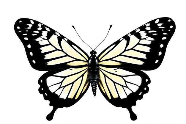 butterfly on a white background