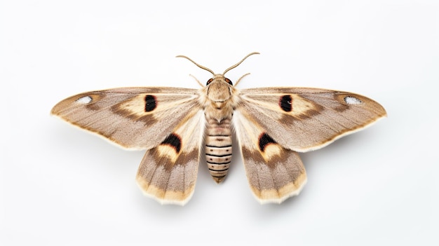 Butterfly on white background