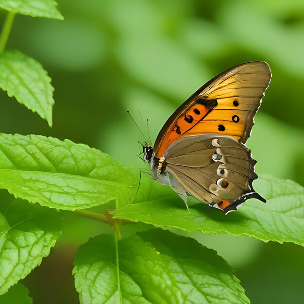 a butterfly with the word quot d quot on it