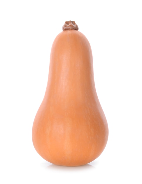 Butternut squash geïsoleerd op een witte achtergrond