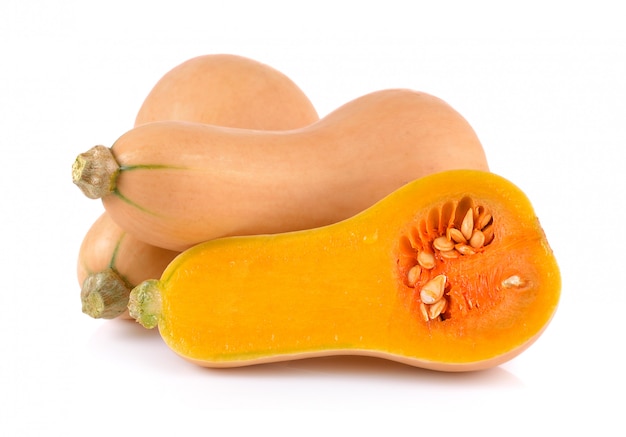 Zucca butternut isolata