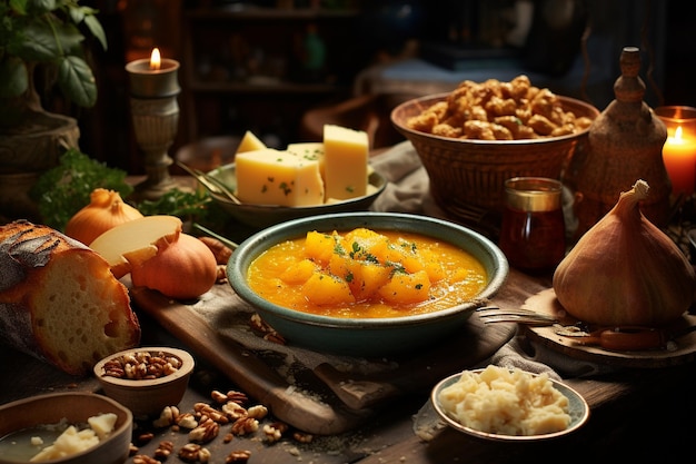 Butternut squash soep Warmte