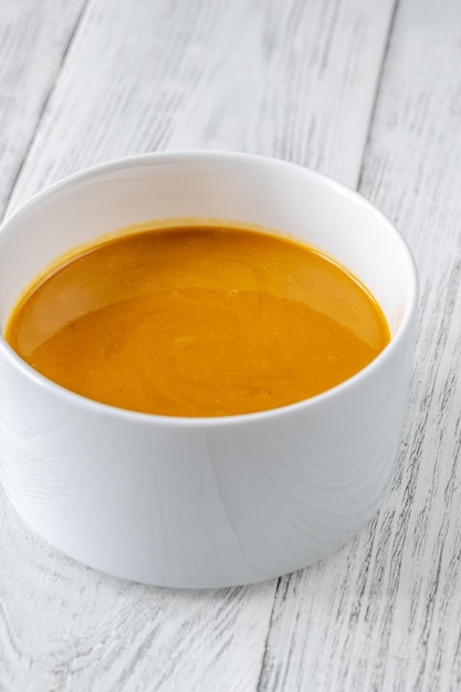 Photo butternut squash soup