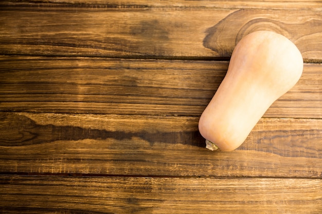 Butternut squash on table