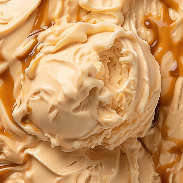 Фон с текстурой мороженого Butterscotch