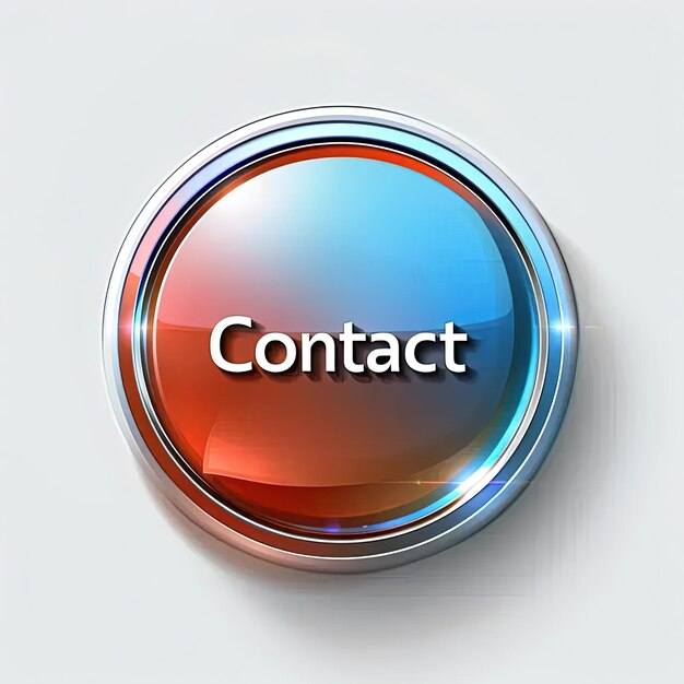 Photo a button with the word contact on it