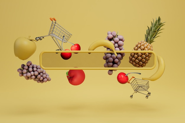 Buying fruits online. ordering fruit online. search for the
desired products in the search bar