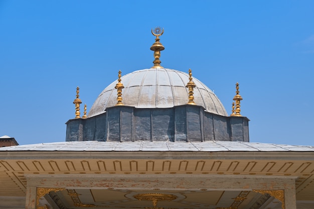 Photo byzantine roof topkapi palace