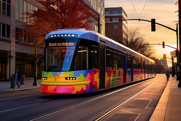 C streetcar stedelijke vervoersfotografie