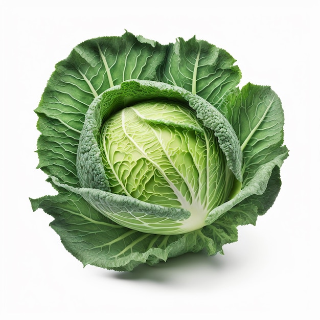 cabbage isolated on white background illustration images