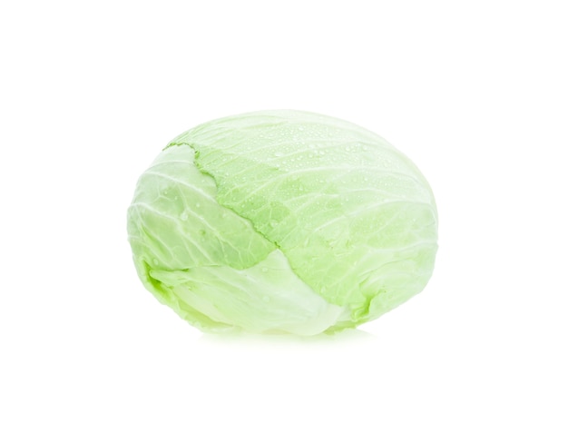 Cabbage isolated on white background.