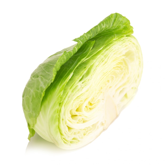 Cabbage isolated on white background