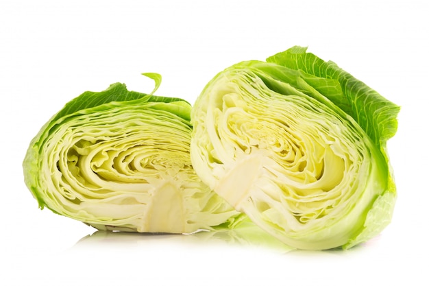 Photo cabbage isolated on white background