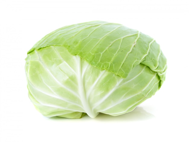 Cabbage isolated on white background