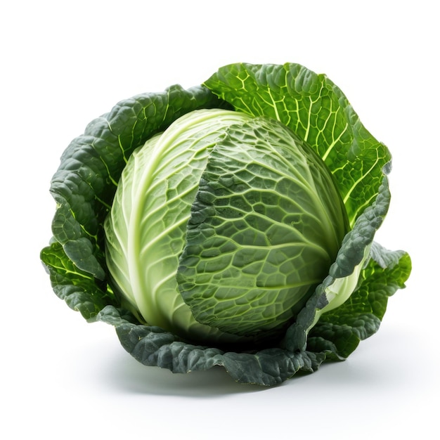 Cabbage isolated on white background