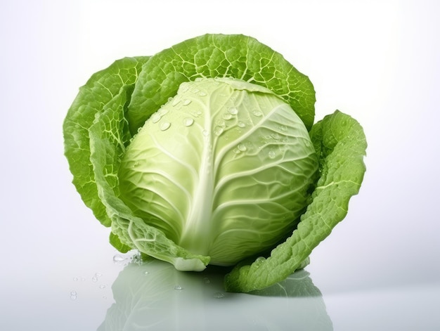 Cabbage isolated on a white background