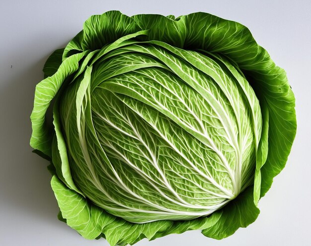 Cabbage isolated on white