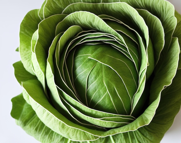 Cabbage isolated on white