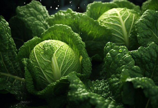 Cabbage Landschap Achtergrond