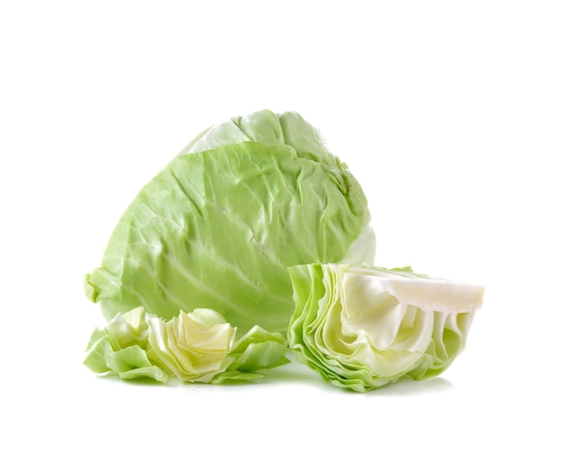 Photo cabbage on white background