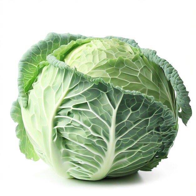 Cabbage on a white background