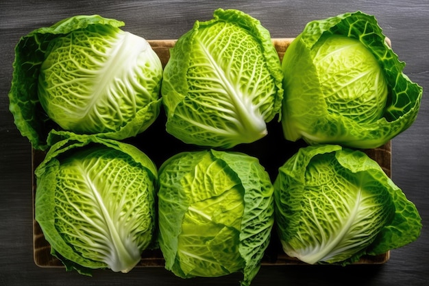 cabbages on the kitchen professional advertising food photography