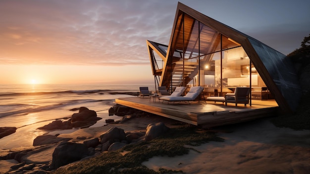 Cabin at the beach