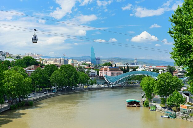 Cable car across the river